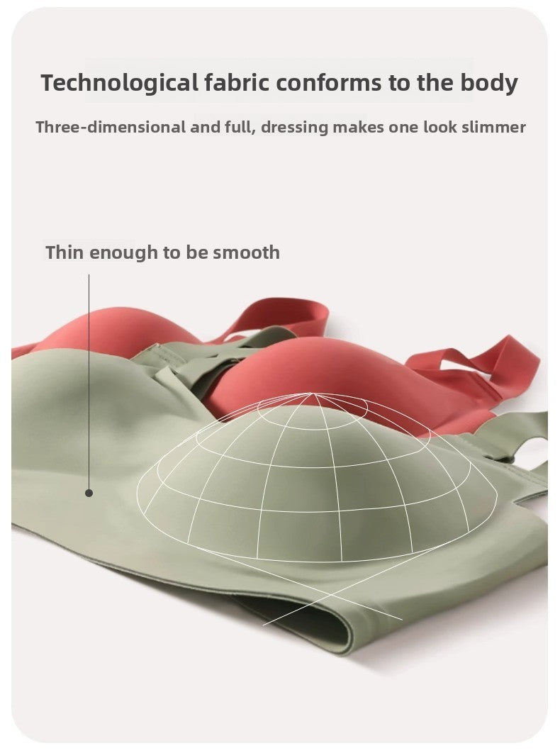 Wire-Free T-Shirt Bra - Women's Wire-Free V-Neck Cross Mesh Bra Comfortable Support T-Shirt Bra Wire-Free Seamless Gathered Everyday Bra