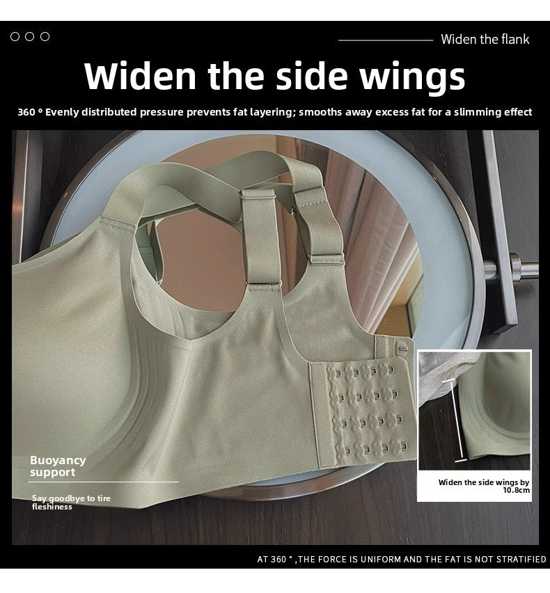 Wire-Free T-Shirt Bra - Women's Wire-Free V-Neck Cross Mesh Bra Comfortable Support T-Shirt Bra Wire-Free Seamless Gathered Everyday Bra