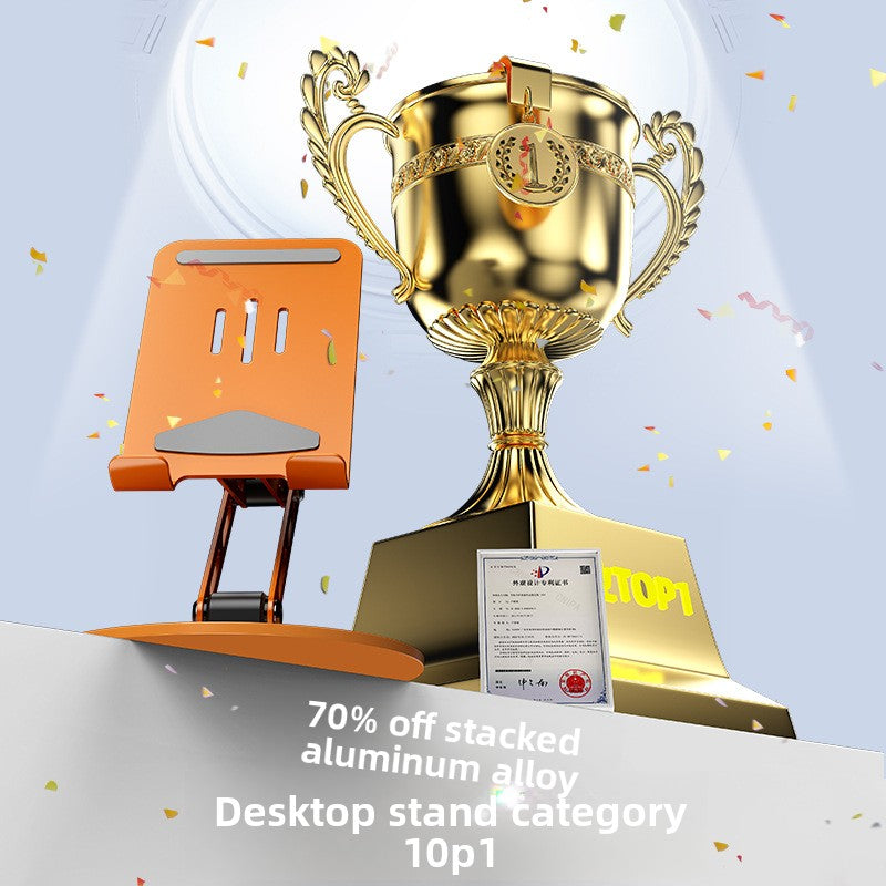 New 360-degree rotating phone stand, suitable for office work, entertainment, foldable, perfect for binge-watching, and the ultimate lazy person's phone stand