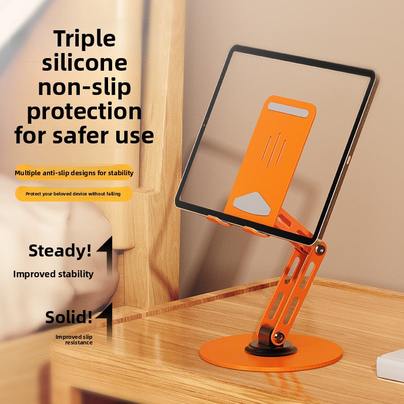 New 360-degree rotating phone stand, suitable for office work, entertainment, foldable, perfect for binge-watching, and the ultimate lazy person's phone stand