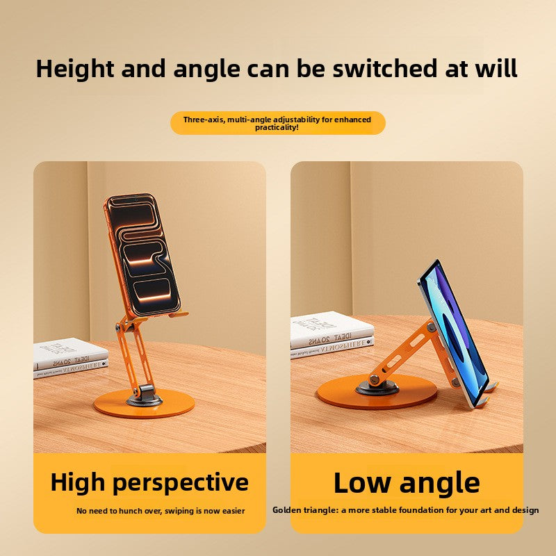 New Model Phone 360-Degree Rotating Stand Suitable for Office and Entertainment Foldable Lazy Person's Choice Phone Stand for Watching Shows